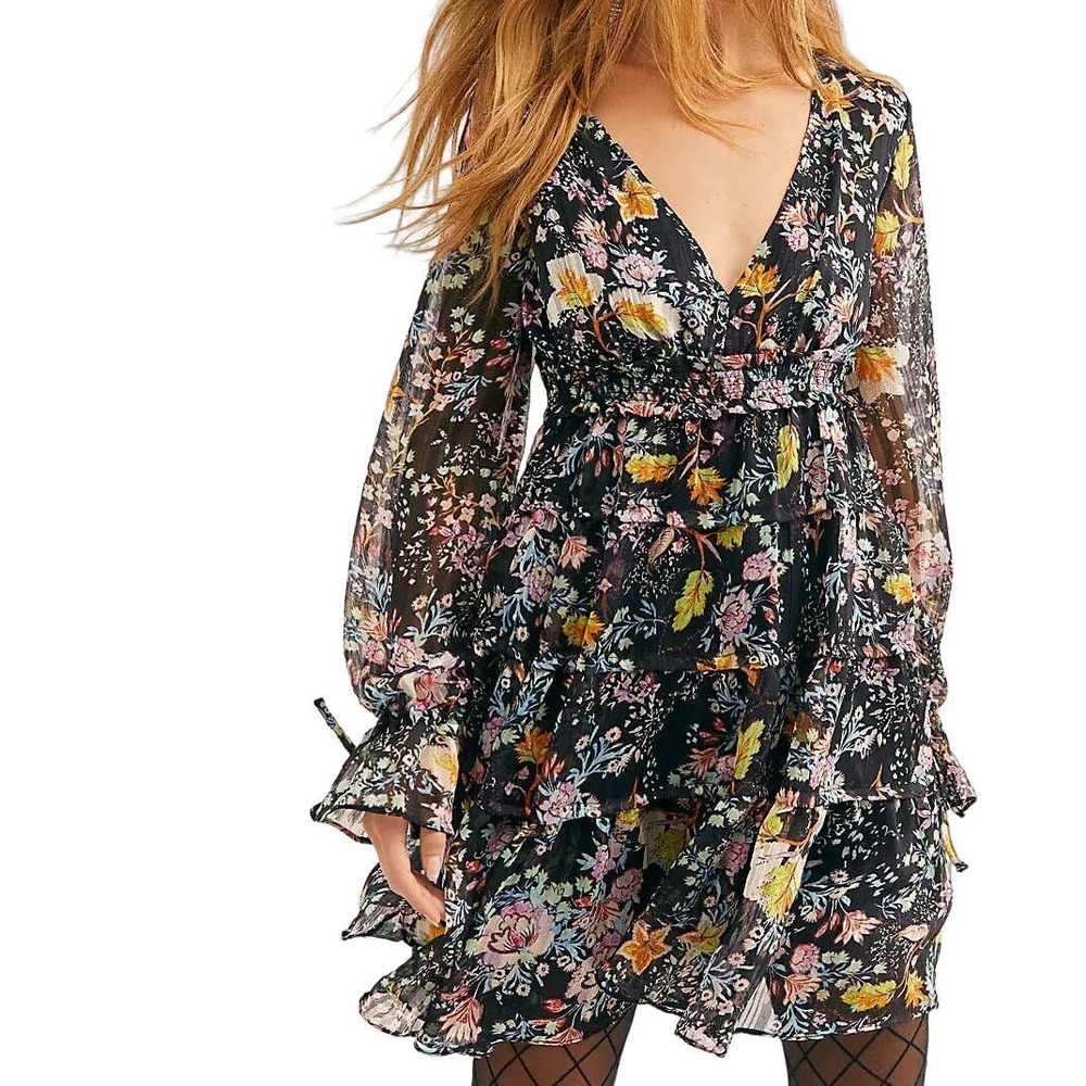 Free People Closer To The Heart Mini Dress #538 nwot